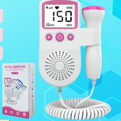 Portable Fetal Heart Rate Doppler Monitor for Home Use